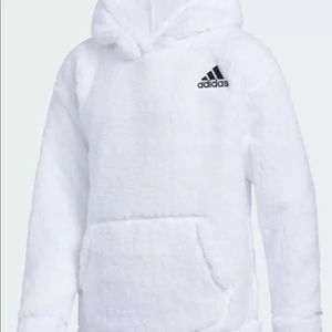 Youth Medium Adidas Sherpa Hoodie with Tags
